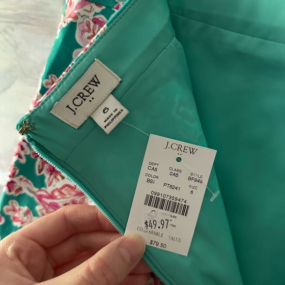 J. Crew Factory Floral Pencil Skirt - Picture 6 of 7